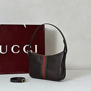 Gucci Lunette small shoulder bag brown size W 22 cm x H 13 cm x D 3 cm - 5