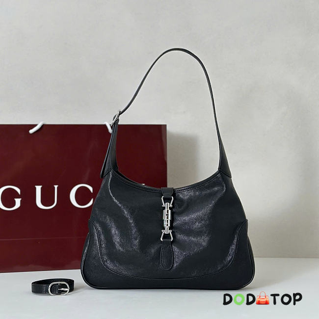 Gucci Jackie 1961 shoulder bag black size W 31.5 cm x H 22 cm x D 4.5 cm - 1