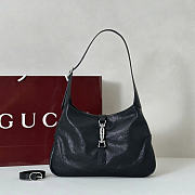 Gucci Jackie 1961 shoulder bag black size W 31.5 cm x H 22 cm x D 4.5 cm - 1