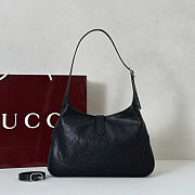 Gucci Jackie 1961 shoulder bag black size W 31.5 cm x H 22 cm x D 4.5 cm - 6