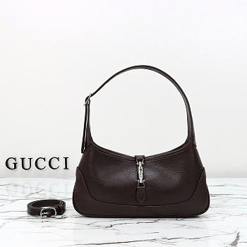 Gucci Jackie 1961 shoulder bag brown size 27x13x3.5cm