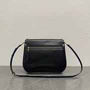 CELINE BAG BLACK SOFT TRIOMPHE BESACE IN SUPPLE SHINY LAMBSKIN SIZE 34 x 25 x 13 CM - 6