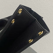 CELINE BAG BLACK SOFT TRIOMPHE BESACE IN SUPPLE SHINY LAMBSKIN SIZE 34 x 25 x 13 CM - 5
