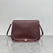 CELINE BAG SOFT TRIOMPHE BESACE IN SUPPLE SHINY LAMBSKIN SIZE 34 x 25 x 13 CM - 1