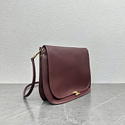 CELINE BAG SOFT TRIOMPHE BESACE IN SUPPLE SHINY LAMBSKIN SIZE 34 x 25 x 13 CM - 6