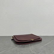 CELINE BAG SOFT TRIOMPHE BESACE IN SUPPLE SHINY LAMBSKIN SIZE 34 x 25 x 13 CM - 5