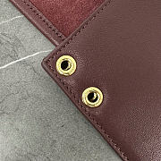 CELINE BAG SOFT TRIOMPHE BESACE IN SUPPLE SHINY LAMBSKIN SIZE 34 x 25 x 13 CM - 3