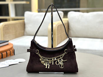 Chloe Suede Hobo Bag size 28.5x18x10cm - 01