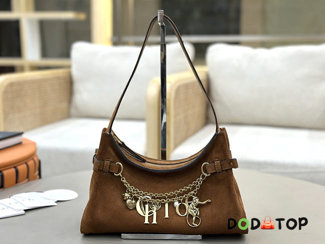 Chloe Suede Hobo Bag size 28.5x18x10cm - 02 - 1
