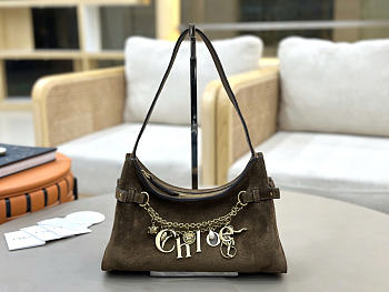 Chloe Suede Hobo Bag size 28.5x18x10cm - 03