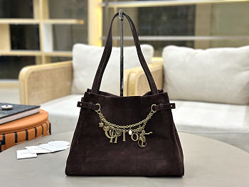 Chloe Suede Hobo Bag size 34x25x17cm - 06