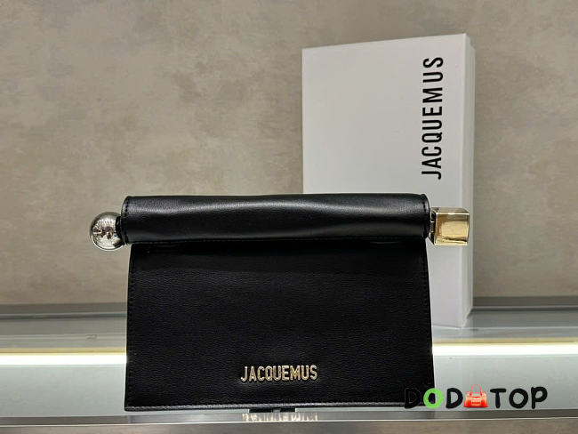 Jacquemus Rond Carré Clutch black size 27.7x13x17cm - 1