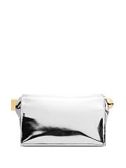 Jacquemus Rond Carré Clutch silver size 27.7x13x17cm - 3