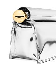Jacquemus Rond Carré Clutch silver size 27.7x13x17cm - 2