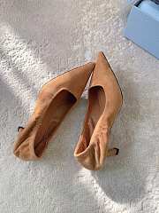 Prada suede pointed-toe pumps heels 5cm - 3