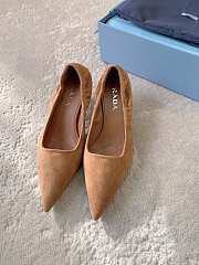 Prada suede pointed-toe pumps heels 5cm - 2