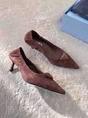 Prada suede pointed-toe pumps heels 5cm - 02 - 1
