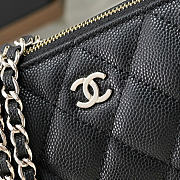 Chanel Hobo black bag size 12x21x5.5cm - 4