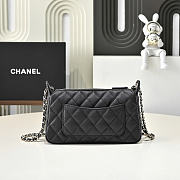 Chanel Hobo black bag size 12x21x5.5cm - 3