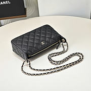 Chanel Hobo black bag size 12x21x5.5cm - 2