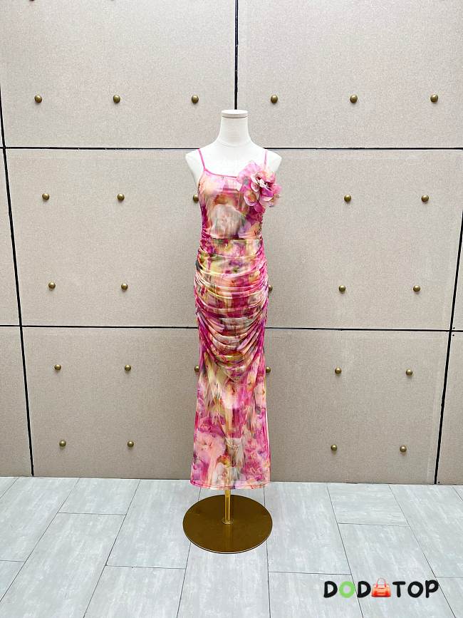 Blumarine floral-print minidress - 01 - 1