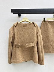 Miumiu Peter Pan Collar Jacket with Pencil Skirt  - 2