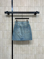 LV Denim mini skirt - 5