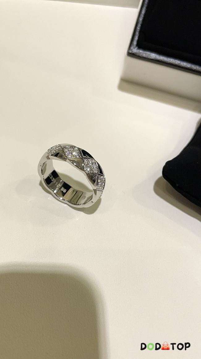Chanel coco ring silver - 1