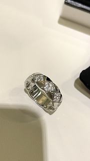 Chanel coco ring silver - 5