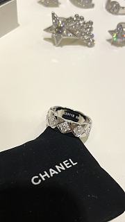 Chanel coco ring silver - 3