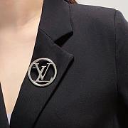 LV Brooch silver - 2