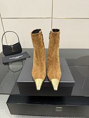 YSL boots Suede heels 11cm - 4