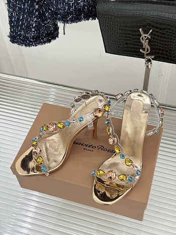 christian louboutin Rosa Z Jewel 100 mm Sandals 