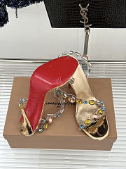 christian louboutin Rosa Z Jewel 100 mm Sandals  - 6