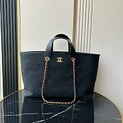 Chanel shopping Tote Bag black 45x28x17cm - 1