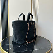 Chanel shopping Tote Bag black 45x28x17cm - 2