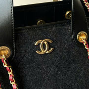 Chanel shopping Tote Bag black 45x28x17cm - 6