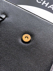 Chanel Small Flap Bag Jennie Black Calfskin Gold 22x15x7cm - 2