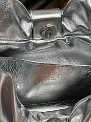 Dior Small Bow Bag Silver Clover Embroidered 26x16x10cm - 2