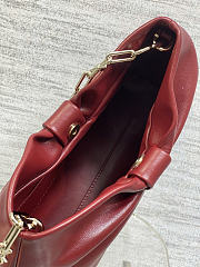 Dior Small Bow Bag red Clover Embroidered 26x16x10cm - 2