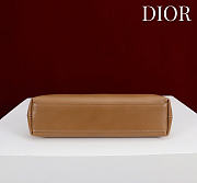 Dior Small Bow Bag brown Clover Embroidered 26x16x10cm - 6