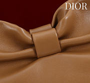 Dior Small Bow Bag brown Clover Embroidered 26x16x10cm - 2