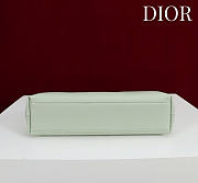 Dior Small Bow Bag Mint Clover Embroidered 26x16x10cm - 5