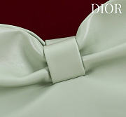 Dior Small Bow Bag Mint Clover Embroidered 26x16x10cm - 3