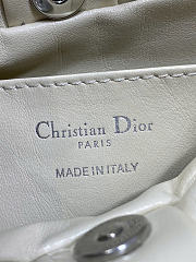 Dior Small Bow Bag white Clover Embroidered 26x16x10cm -01 - 5