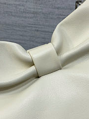 Dior Small Bow Bag white Clover Embroidered 26x16x10cm -01 - 3