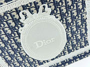  Dior Book Tote with Strap blue bag size 36x27x16cm - 2