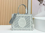 Dior Book Tote with Strap gray bag size 36x27x16cm - 1