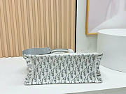 Dior Book Tote with Strap gray bag size 36x27x16cm - 4