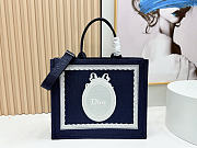 Dior Book Tote with Strap gray bag size 41x14x32cm - 1